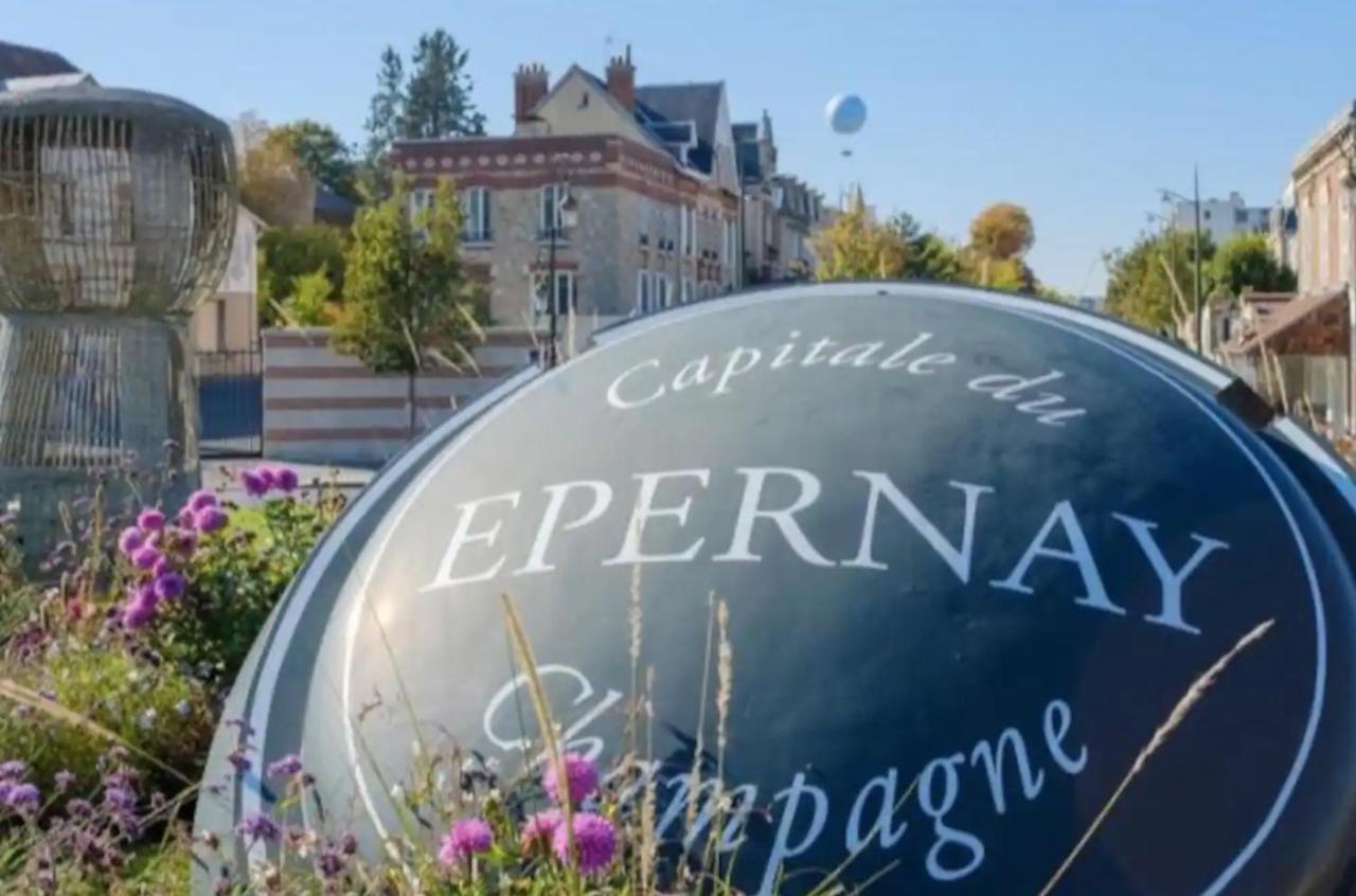 Champagne Therapie: Appartement Cosy Chic, إيبيرني المظهر الخارجي الصورة